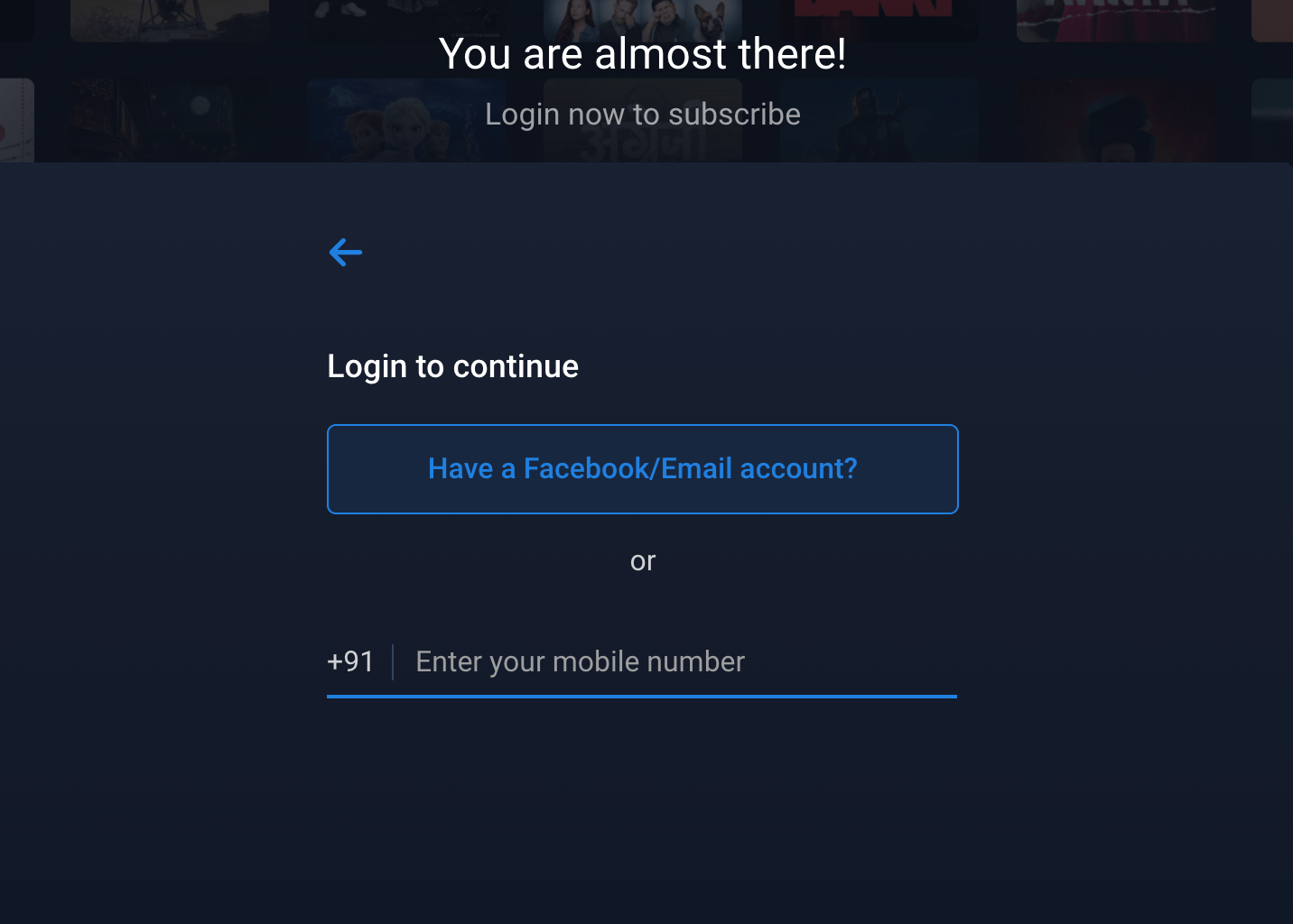 Enter your email address