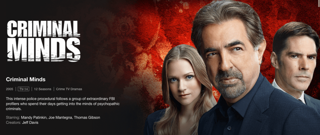 Watch Criminal Minds in Canada