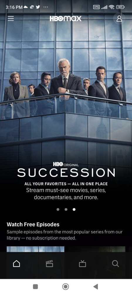 Watch HBO Max on Android in Canada step 12