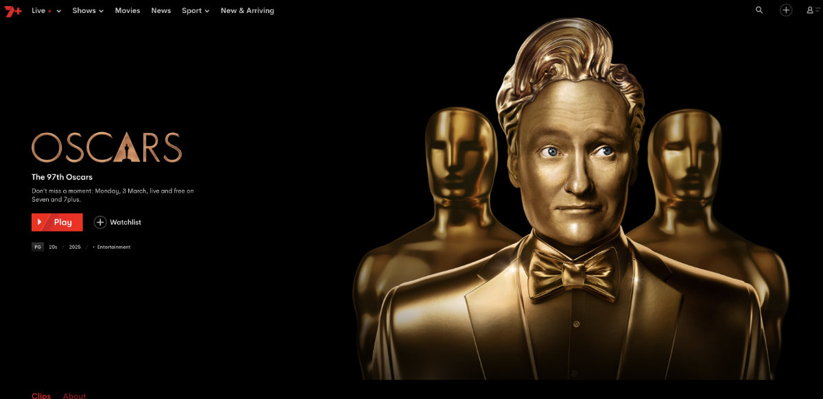 Watch Oscars 2025 live online on 7Plus for free
