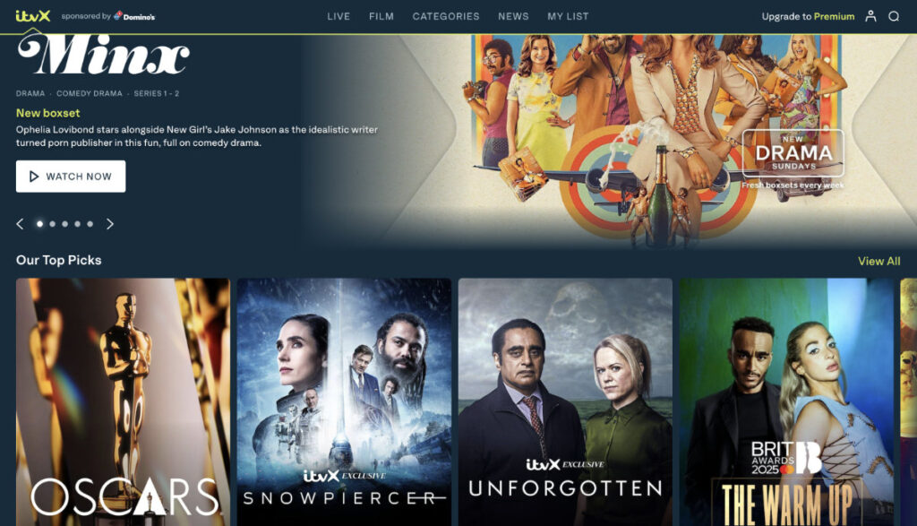 Watch Oscars 2025 on ITVX live online for free