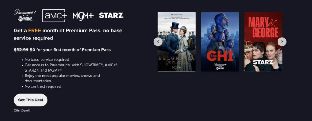 Sling TV Premium Plus Deal
