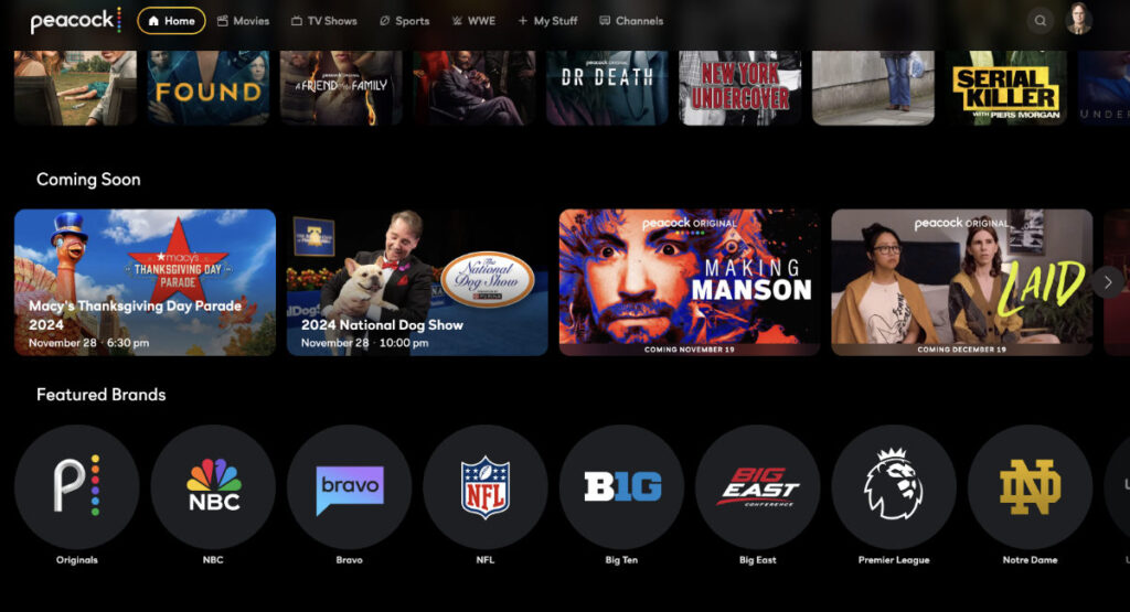 Watching Peacock TV from Canada using a VPN