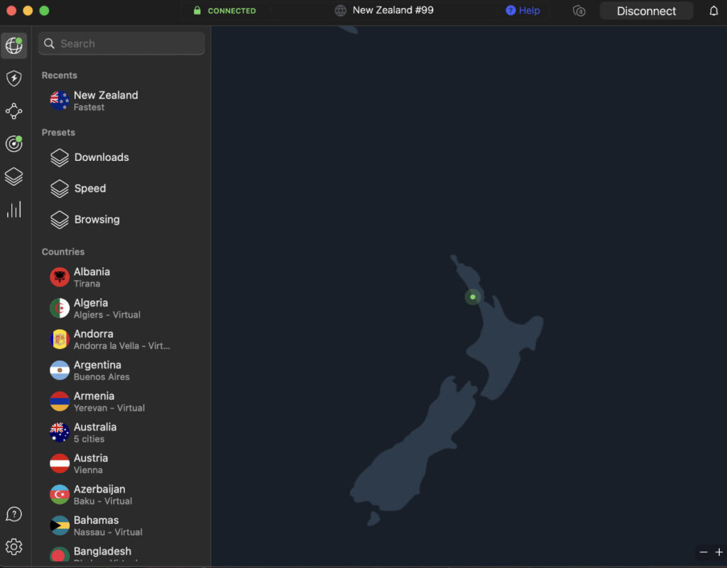 Connecting to NZ server to watch Based on a true story season 2 on TVNZ+ from Canada.