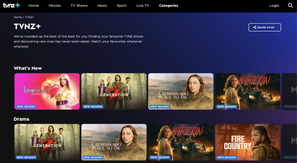 Signing up for free TVNZ+ to watch the Day of the Jackal show