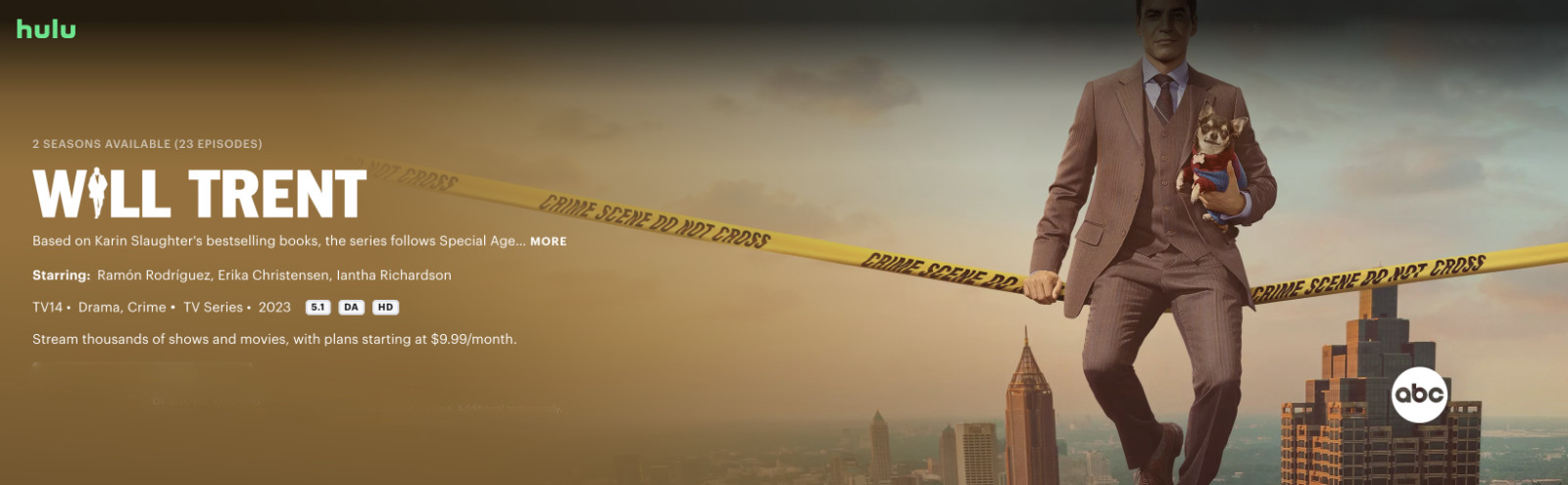 Watch Will Trent Season 3 on Hulu in Canada