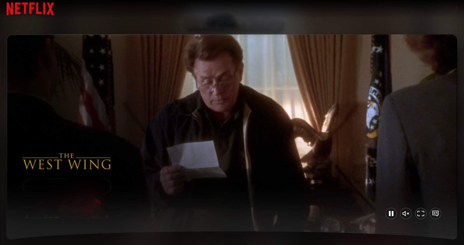 Watching The West Wing on Netflix in Canada with a VPN