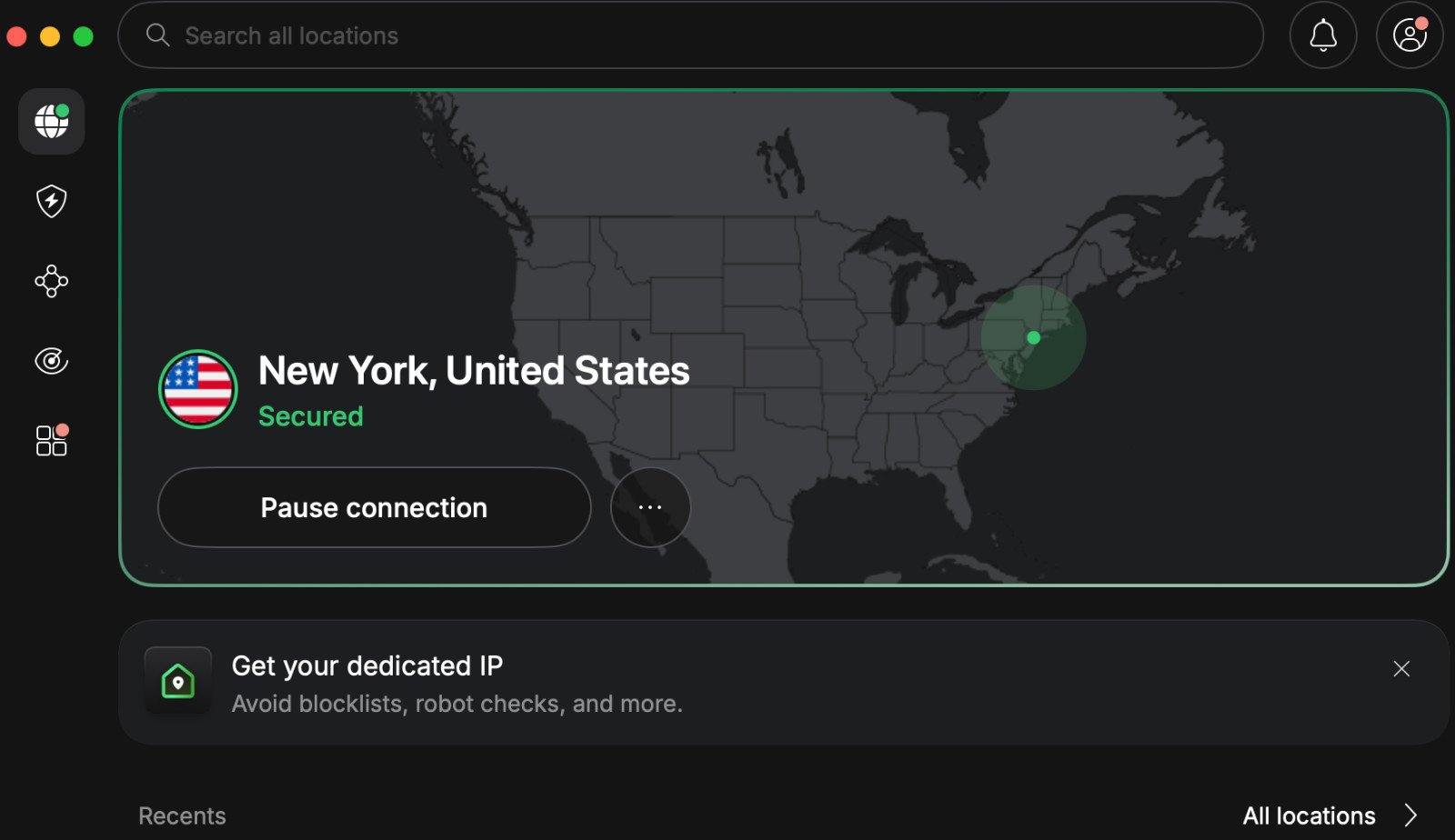 Connecting-to-US-server-to-stream-Strung-on-Peacock-from-Canada
