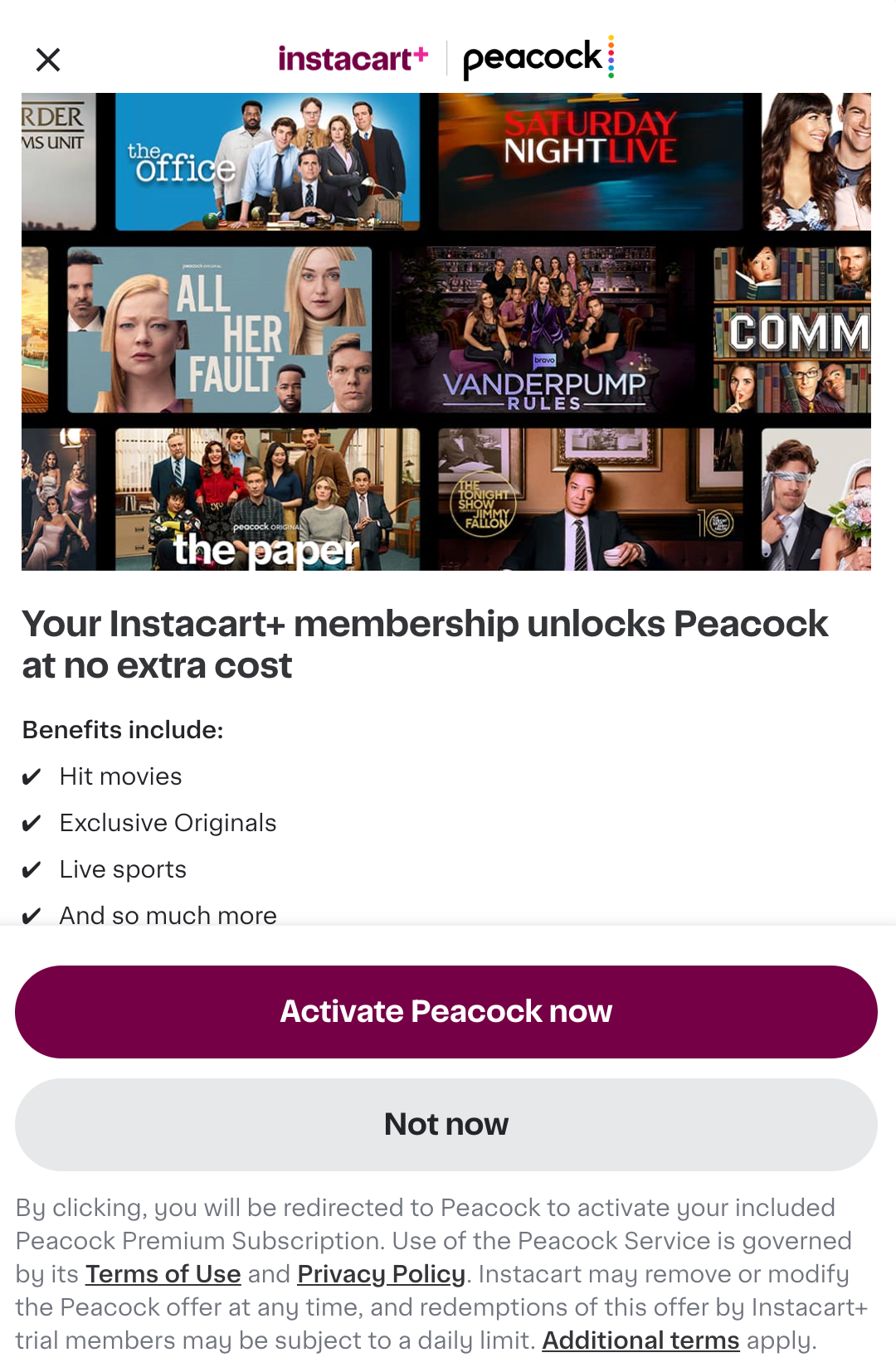 Activate your Peacock Premium free account in Canada to watch Lorne completely free.